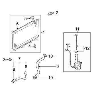 Kia OE - Cooling - Radiator & Components (Radiator Components)