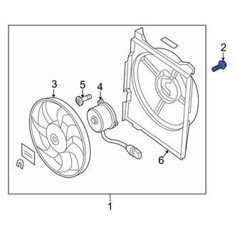 Kia OE - A/C Condenser Fan Motor Bolt