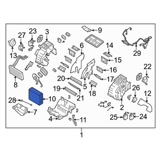 Kia OE - A/C Evaporator Core