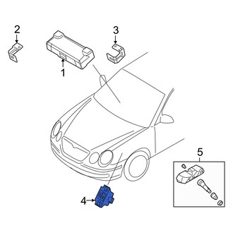 Kia OE - Tire Pressure Monitoring System (TPMS) Antenna