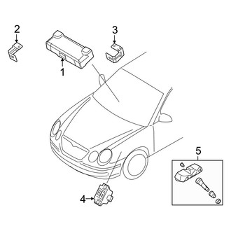 Kia OE - Electrical - Tire Pressure Monitor Components