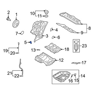 Kia OE - Left Engine Timing Cover Gasket