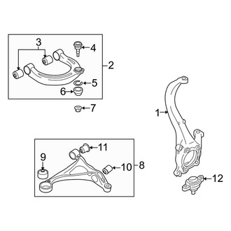 Kia OE - Front Suspension - Suspension Components (Base)
