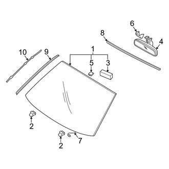 Kia OE - Windshield - Exterior Trim
