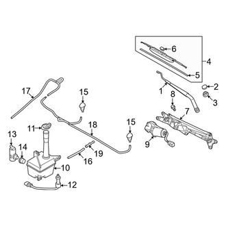Kia OE - Windshield - Wiper & Washer Components