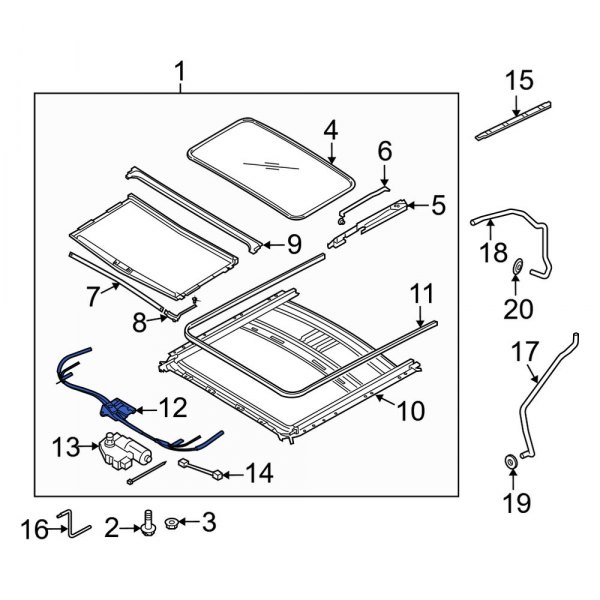 Sunroof Cable