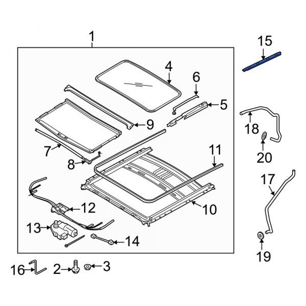 Sunroof Opening Trim