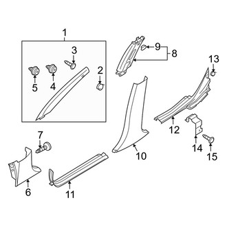 Kia OE - Pillars, Rocker & Floor - Interior Trim