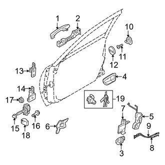 Kia OE - Front Door - Lock & Hardware