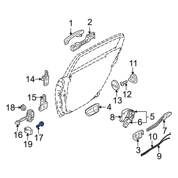 Door Check Bolt