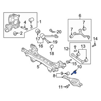 Kia OE - Rear Lower Suspension Control Arm Bolt