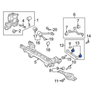 Kia OE - Rear Suspension Lateral Arm Bushing