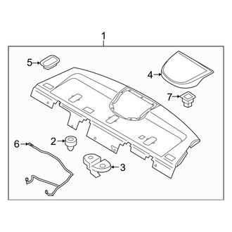 Kia OE - Rear Body & Floor - Interior Trim (Package Tray)