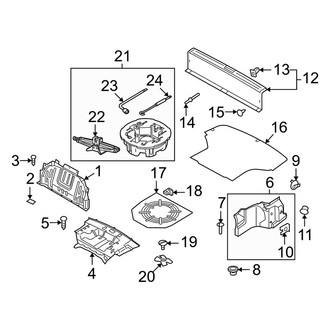 Kia OE - Rear Body & Floor - Interior Trim (Rear Compartment)