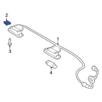 Kia OE - License Plate Light Assembly Nut