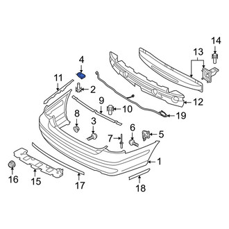 Kia OE - Liftgate Trim Nut
