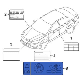 Kia OE - Caution Label