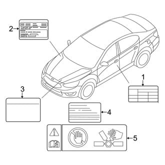 Kia OE - Information Labels - Labels