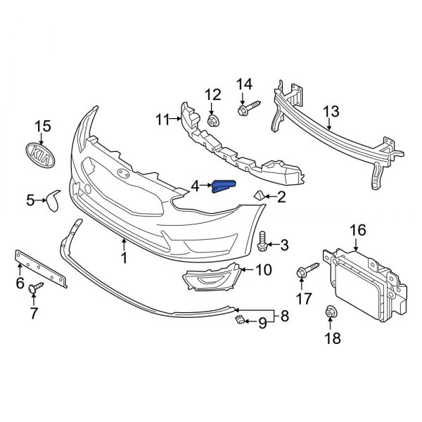 Bumper Cover Bracket