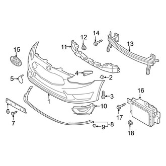 Kia OE - Front Bumper & Grille - Bumper & Components