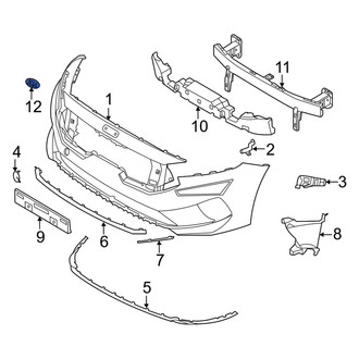 Kia OE - Front Bumper Cover Emblem