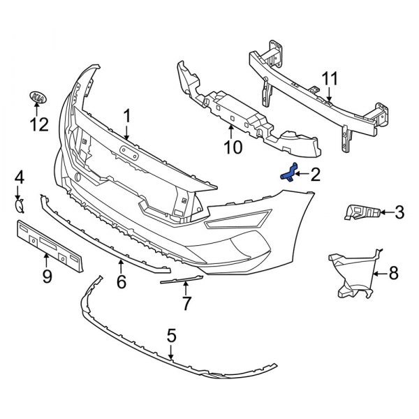 Bumper Cover Bracket