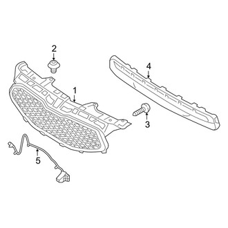 Kia OE - Front Bumper & Grille - Grille & Components