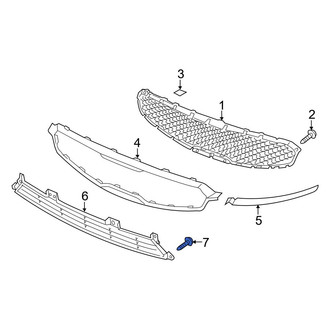 Kia OE - Lower Grille Screw