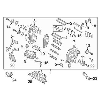 Kia OE - Air Conditioner & Heater - Evaporator & Heater Components