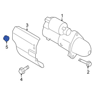 Kia OE - Starter Heat Shield Nut