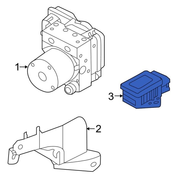 Kia OE 956303R000 - Front Suspension Yaw Sensor