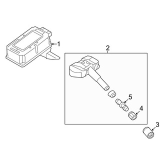Kia OE - Electrical - Tire Pressure Monitor Components