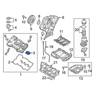 Kia OE - Left Engine Valve Cover Washer Seal