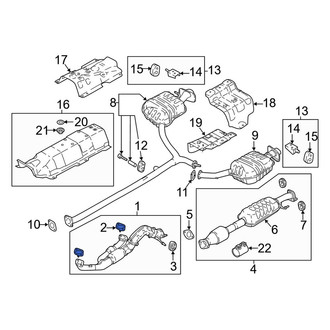 Kia OE - Front Right Exhaust Crossover Gasket