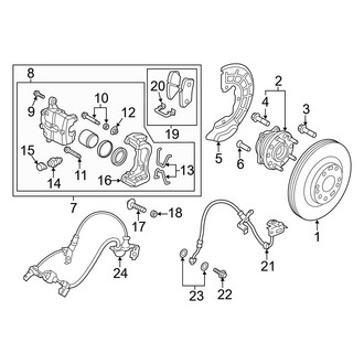Kia OE - Front Suspension - Brake Components