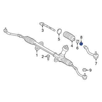 Kia OE - Inner Steering Tie Rod Nut