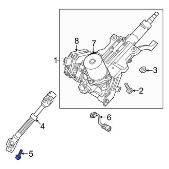 Kia OE - Upper Steering Shaft Bolt