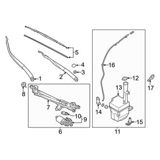 Kia OE - Windshield - Wiper & Washer Components