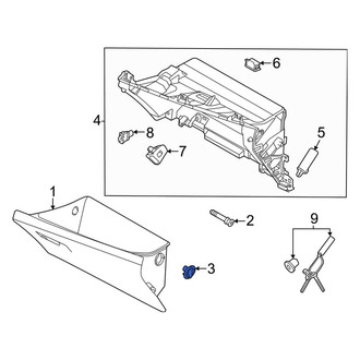 Kia OE - Glove Box Insulator