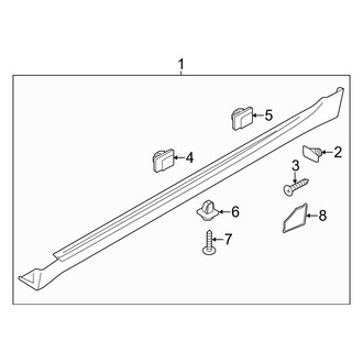 Kia OE - Pillars, Rocker & Floor - Exterior Trim