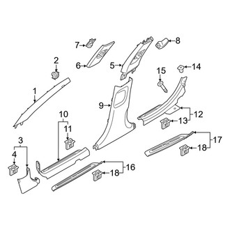 Kia OE - Pillars, Rocker & Floor - Interior Trim