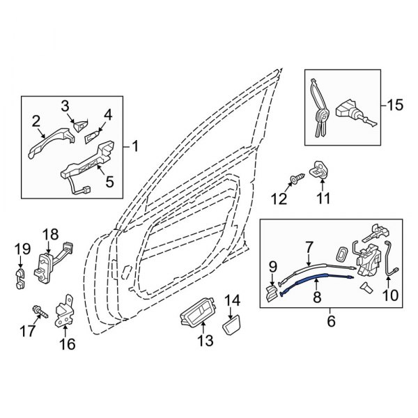 Door Latch Cable