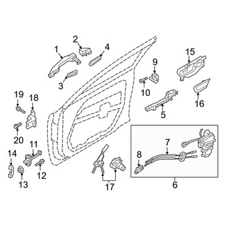 Kia OE - Front Door - Lock & Hardware