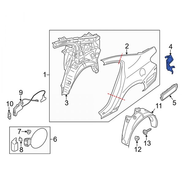 Tail Light Pocket