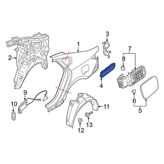 Kia OE - Rear Quarter Panel Vent