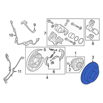 Kia OE - Rear Disc Brake Rotor