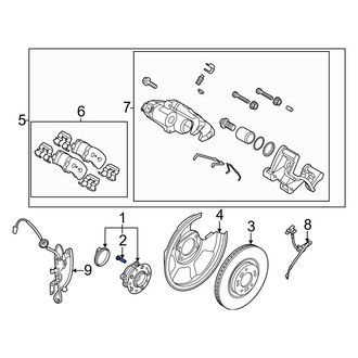 Kia OE - Rear Wheel Lug Stud