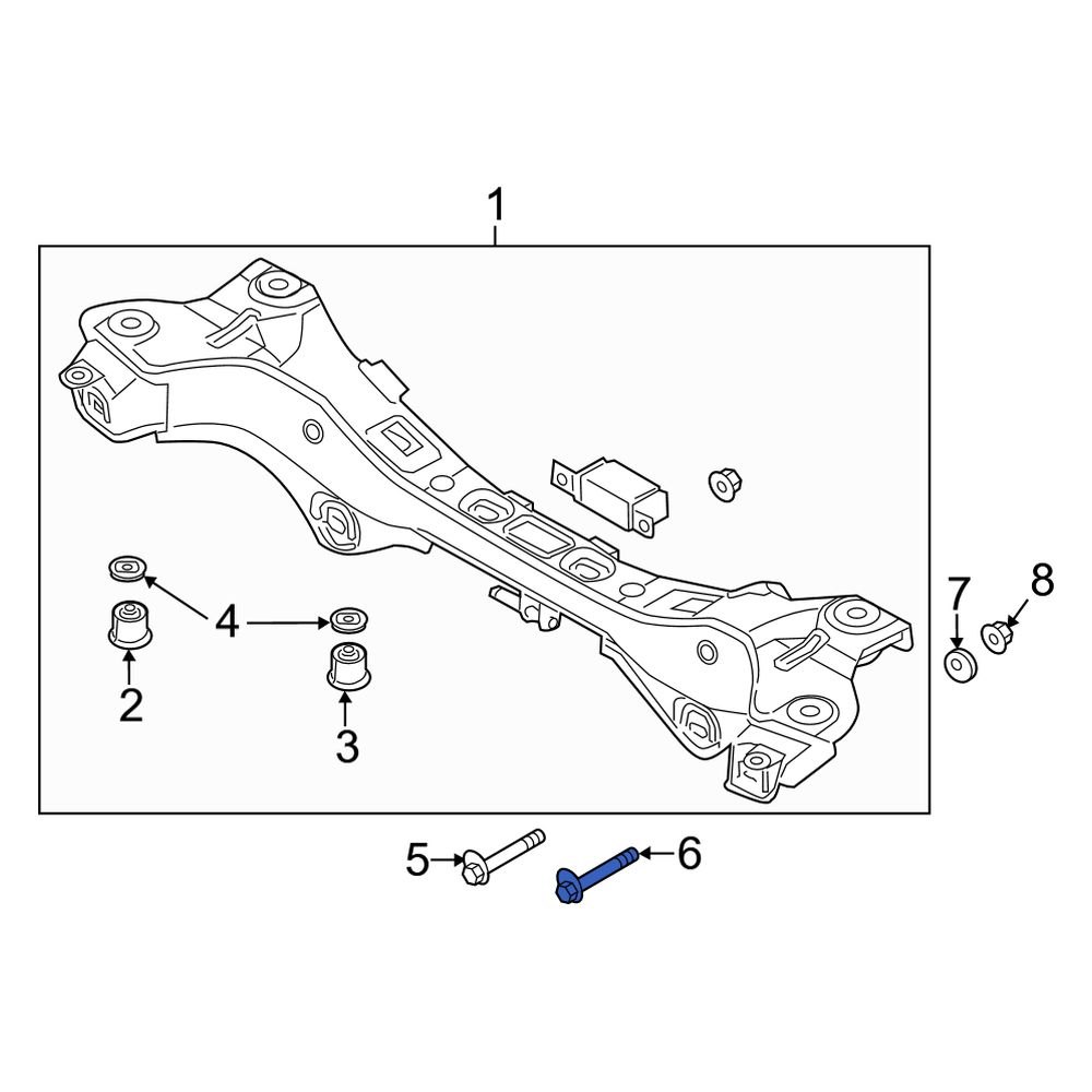 Kia OE 546403R000 - Lower Alignment Camber Adjusting Eccentric Bolt