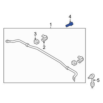 Kia OE - Suspension Stabilizer Bar Bracket Bolt
