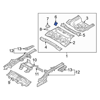 Kia OE - Rear Right Floor Pan Reinforcement